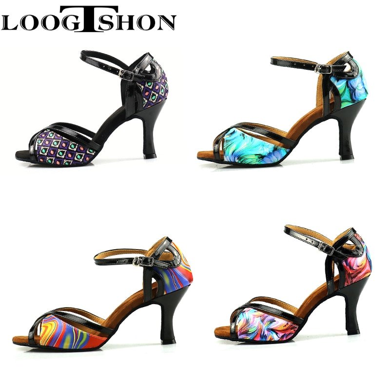 Loogtshonshoes spring summer 2022 Women summer shoe heel shoe latin dance shoes