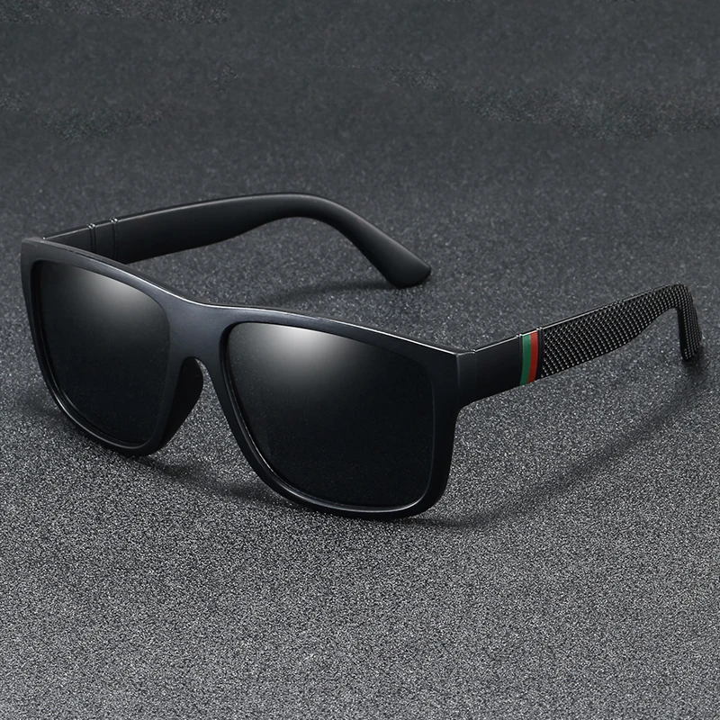 Fashion Oversized Polarized Sunglasses Men Women Luxury Driving Fishing Travel Vintage Square Sun Glasses For Man UV400 Eyewear